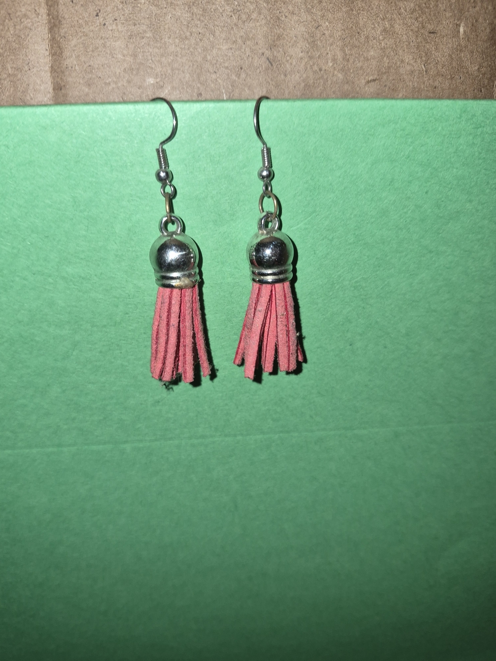 Pink Tassel Drop Earrings - Women's Jewelry